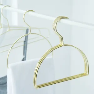 Rak Gantungan Syal Gaya Nordik dari Logam untuk Pakaian Luar Ruangan dan Dalam Ruangan, Mantel, Dasi, Hijab, Gantungan Syal Logam dengan Cincin - Product Image 1