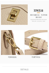 Bolsos cruzados de diseño de moda, bolsos de hombro de cuero PU de alta calidad, bolsos de mano casuales de lujo para mujer - Product Image 5