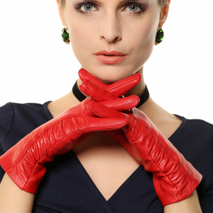 Guantes de Invierno de Piel de Oveja Pura de Alta Calidad con Servicio OEM, Transpirables, Ecológicos, Cálidos, Estilo Sencillo y Ligero - Product Image 4