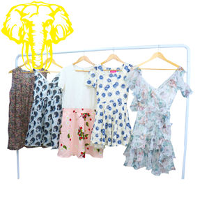 Mini robe pull pour femmes vêtements d'été d'occasion de seconde <span class=keywords><strong>main</strong></span> de Thrift Store - Product Image 2