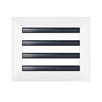 Nouvelle grille de ventilation rectangulaire blanche pour cloisons sèches, diffuseur linéaire à fentes pour plafonds et murs