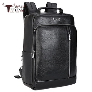 Sac à dos d'affaires en cuir véritable pour homme Tiding, 20L, respirant, pour ordinateur portable, voyage et travail - Product Image 3