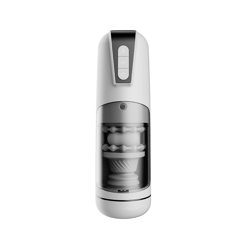 Robot Fully Automatic Telescoping Aircraft Cup Male Masturbator with Phone  Holder