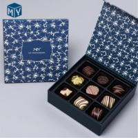 Boîte à bonbons en chocolat macaron, petite, écologique, en papier kraft, emballage personnalisé avec logo, boîte pliable en carton pour desserts sucrés