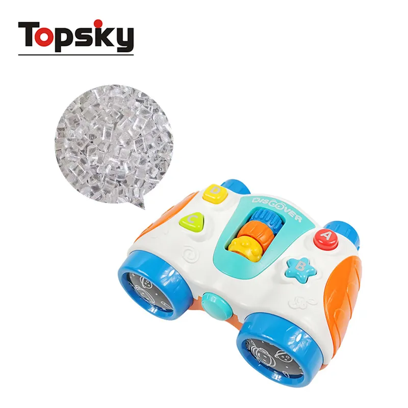 Çocuklar dürbün oyuncak çocuklar için işık ve müzik ile bebek oyuncakları müzik aletleri klavye eğitici teleskop oyuncak