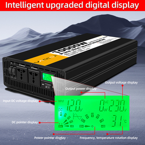 VACCOF Solar 24V Car Power Inverter Onda sinusoidal pura 4kw 5kw 12V 220V 110V 5000W 4000W Onda Sinusoidale Pura Eu un enchufe - Product Image 4