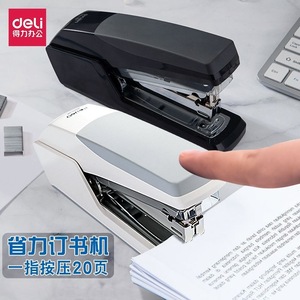 Engrapadora Deli de Bajo Esfuerzo, Capacidad para 20 Hojas, Operación con un Solo Dedo, para Oficina y Estudiantes - Product Image 1