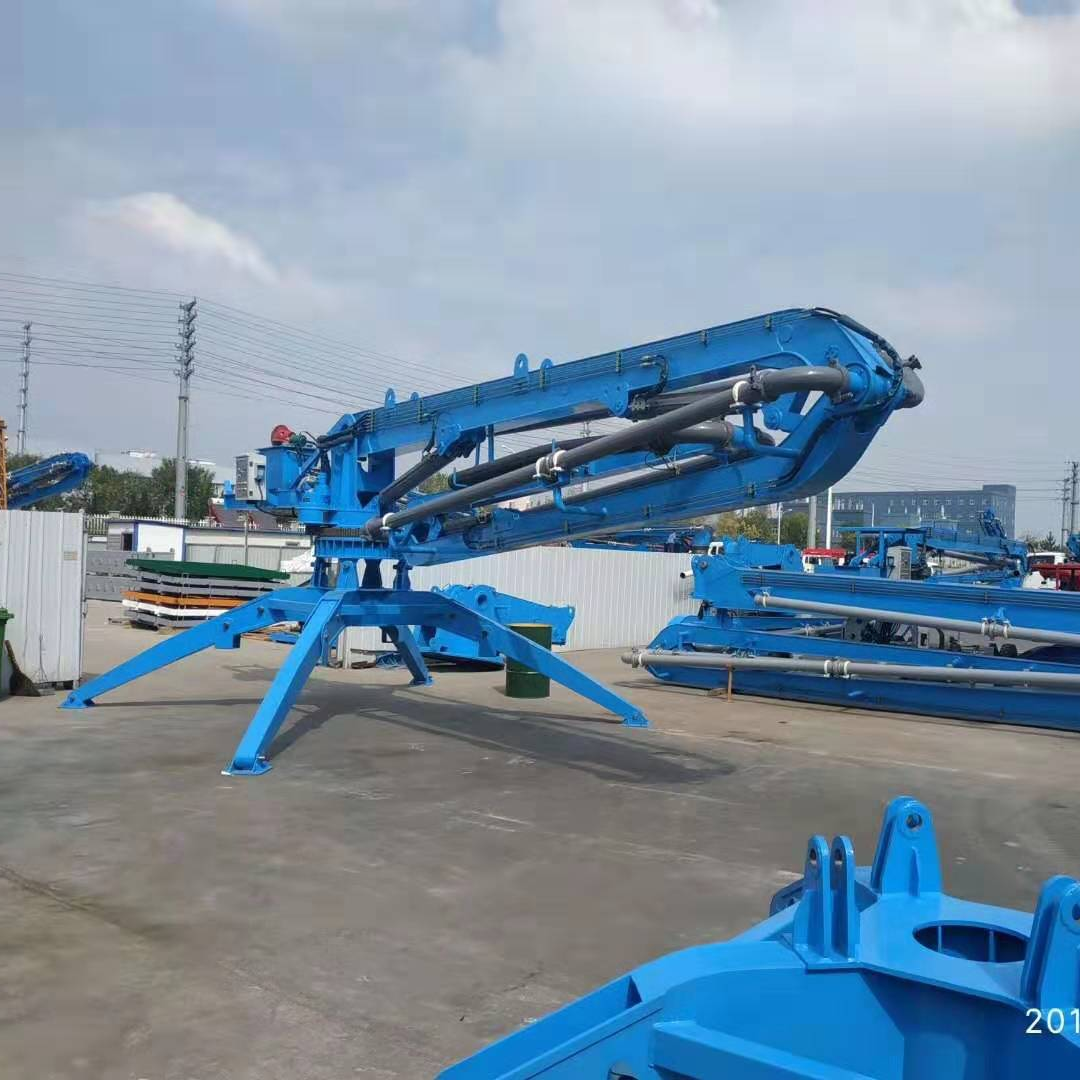 HGY17 spider type concrete placing boom concrete distributor with best Hydraulic oil rubber