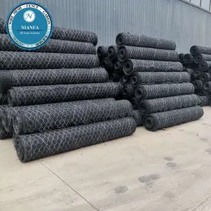3-Layer Composite Geonet with Hexagonal HDPE Galvanized Iron Wire for Soil Reinforcement and Gabions Application
