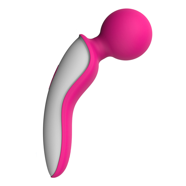 S-Hande Hot Sell Silicone Handheld Wand Massage Ipx7 Small 9 Frequency Av Vibration