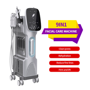 Professionnel 9 en 1 Hydra Dermabrasion Oxygen Facial Machine Machine de rajeunissement de la peau pour Salon - Product Image 1