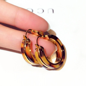 <span class=keywords><strong>Orecchini</strong></span> a Cerchio Geometrici da Donna, Nuovi Gioielli di Alta Gamma, Accessori Esagerati in Stile Gotico, Placcati in Oro, Idea Regalo - Product Image 2