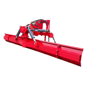 Niveleuse hydraulique pour le nivellement des terres, couleur rouge, avec pompe intégrée, facile à utiliser - Product Image 3