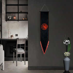 Bandera Decorativa de Juego de Tronos para Interiores y Exteriores, Decoración para Fiestas Temáticas, Hogar, Bar, Club, Canción de Hielo y Fuego - Product Image 4