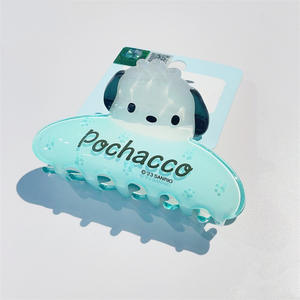 Sanrio estilo dibujos animados lindo estudiante chica <span class=keywords><strong>Pacha</strong></span> perro Kulomi Hellokitty pinza de pelo dulce accesorios para el cabello fábrica al por mayor - Product Image 6