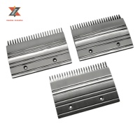 Расческа для эскалатора Xizi Otis GAA453BM из алюминиевого сплава, 23 зубца; Расческа XAA453CD, 24 зубца