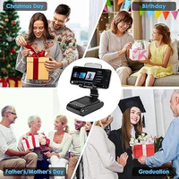 Chargeur sans fil rapide 15W avec lumière LED, batterie externe et haut-parleur - Charge rapide multifonctionnelle pour montres connectées, personnalisable