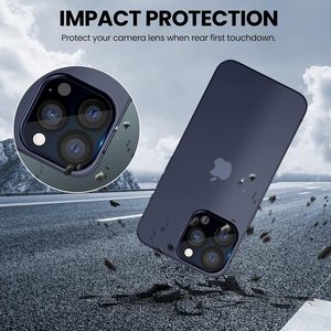 Cao Trong Suốt Chống-Xước Đầy Đủ Bìa Tempered Glass Điện Thoại Máy Ảnh Ống Kính Phim Cho Iphone 14 15 16 Pro Max Bảo Vệ Ống Kính Máy Ảnh - Product Image 3