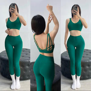 Traje deportivo <span class=keywords><strong>de</strong></span> Yoga <span class=keywords><strong>de</strong></span> verano <span class=keywords><strong>de</strong></span> gama alta para mujer, <span class=keywords><strong>ropa</strong></span> deportiva <span class=keywords><strong>de</strong></span> secado rápido, correr transfronterizo, levantamiento <span class=keywords><strong>de</strong></span> espalda, dos piezas <span class=keywords><strong>de</strong></span> talla grande - Product Image 3