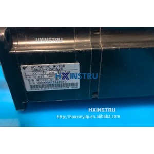 YASKAWA ของแท้ใช้แล้ว SGMAS-02ACA2C AC เซอร์โวมอเตอร์ 200W MOT-I-4051=1T34 H - Product Image 2