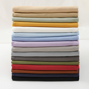 300G Combed Cotton Twill <b>Fabric</b> Sand Washed Medium <b>Weight</b> Pure Cotton Cloth For Suit Pants DIY Handmade Garment Material - Product Image 3