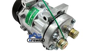 Nouvelles pièces de machines de construction XPower SD7H15 Compresseur de climatisation 8500795 pour chargeuse sur pneus 621E/F/G 721D/E/F/G - Product Image 5