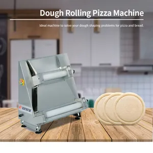 Máquina de pressionar massa de pizza, venda quente de 12 polegadas, 15 polegadas, máquina de pastelaria automática