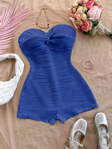 Body ajustado de alta gama para mujer, nuevo modelo, sexy, sin tirantes, mono de una pieza, a la moda - Product Image 5