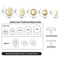 Kancing Baju Arab Thobe Desain Baru, Kancing Tekan Logam Paduan Seng Empat Bagian