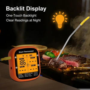 Wireless Smart BBQ <b>Thermometer</b> 4 Probe <b>Digital</b> Food Temperature Meter APP Monitoring for Grilling Cooking - Product Image 6