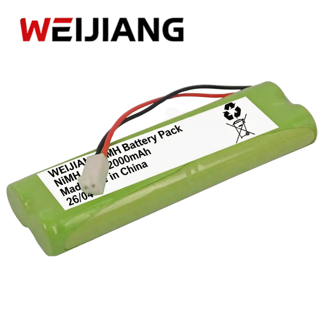 2.4V Rechargeable Nimh AA Battery Pack 800mah-2600mah NI-MH Remote Control Electric Remote Control Electric Toy Tool Flashlight