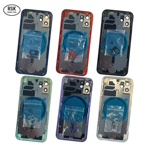 Coque arrière avec lentille d'appareil <span class=keywords><strong>photo</strong></span> et vitre arrière pour <span class=keywords><strong>iPhone</strong></span> 11 12 13 <span class=keywords><strong>14</strong></span> 15 16 <span class=keywords><strong>14</strong></span> Plus Pro Max Unibody - Product Image 4