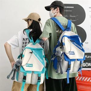 Mting Student <b>Backpack</b> 18 In Splicing Design Unisex Lightweight Large Capacity For <b>School</b> Travel - Product Image 1