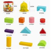 Blocs de construction pour garçons et filles, éducation précoce des enfants, blocs de construction en bois éducatifs