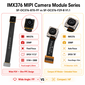 OEM 20MP IMX376 MIPI <b>Camera</b> Module Series with AF Low-Distortion and FF Wide-Angle Options for High Resolution Image Capture - Product Image 1