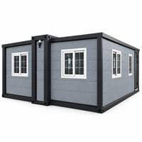 Maison préfabriquée en conteneur de 20 pieds pour le logement du personnel des camps miniers, l'hébergement des travailleurs et les dortoirs temporaires