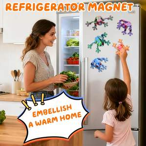 Ranas Impresas en 3D Personalizables al por Mayor, Magnéticas, de Silicona TPE, para Personajes, Juguetes Educativos para Niños, Decoración, Japón - Product Image 2