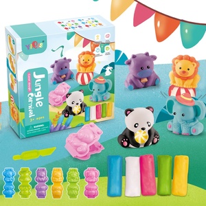 Kit de <span class=keywords><strong>Pâte</strong></span> <span class=keywords><strong>à</strong></span> <span class=keywords><strong>Modeler</strong></span> Colorée <span class=keywords><strong>en</strong></span> Plastique 12 Couleurs, Jouet Éducatif Parent-Enfant, Création de Scènes de Jeu Maison et Moules de Petits Dinosaures – Vente Flash - Product Image 2
