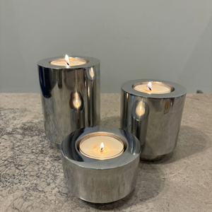 Bulk Purchasing Modern 7 Minimal Aluminum <b>Tealight</b> <b>Holder</b> Centerpiece Premium Metal <b>Holder</b> for Wedding Decorators & Retailers - Product Image 1