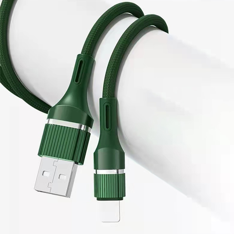 1 м 2 м 3 м 2 в 1 зарядный кабель Высокое качество IOS USB 2,0 Быстрая зарядка нейлоновый Плетеный USB-кабель для зарядных устройств iPhone
