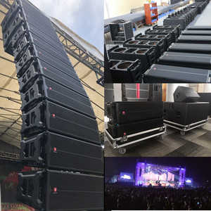 Sistema de Sonido con Altavoz Dual de 10 Pulgadas para Interiores y Exteriores, 2500W de Potencia, Carcasa de Madera y Conexión en Línea - Product Image 2