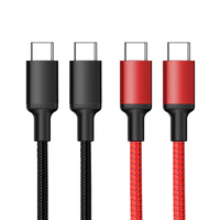 Câble USB 3.2 Gen 2 240W PD OEM, type C 1M, 100W type C 48V 5A, câble de données de charge rapide tressé USB 2.0 pour téléphone portable vers tablette