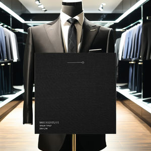 Лучшая цена, итальянская ткань, саржевая ткань, 30% Вт, 70% P, камвольная шерсть мериноса, смесь полиэстера для мужских жакетов, тканая техника - Product Image 1