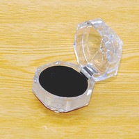 A1 Boîte à bagues multicolore en acrylique Boîte de rangement pour emballage de bijoux Boîte à bijoux en gros Emballage de bague de mode en velours de luxe