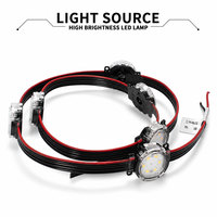 Vente en gros de lumières LED RGB à points de pixels personnalisées DC24V 35mm IP67 étanches en matériau PC pour décorations de Noël en extérieur, garantie 3 ans