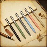 Bolígrafo Retráctil de Plástico de 0.5mm con Cuerpo Deportivo para Escritura, con Logotipo Personalizado, Accesorios de Oficina Ejecutiva, Bolígrafo NFC