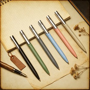 Op maat gemaakte logo executive kantoorartikelen intrekbare 0,5 mm plastic balpen met sportdesign voor schrijven NFC-pen - Product Image 1