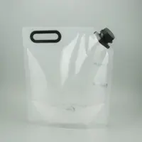 Transparenter flexibler Gallonen-Getränke beutel aus Kunststoff zum Herausnehmen des Beutel auslaufs für kohlensäure haltige Getränke verpackungen