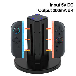 OEM 8 in <span class=keywords><strong>1</strong></span> Dock di ricarica per <span class=keywords><strong>Nintendo</strong></span> <span class=keywords><strong>Switch</strong></span> <span class=keywords><strong>1</strong></span> e <span class=keywords><strong>Switch</strong></span> 2 Joycon Controller di gioco NS2 Dock di ricarica - Product Image 2
