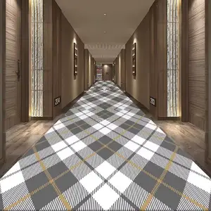 Tapete com padrão minimalista pode ser cortado, tapete, corredor, corredor, escada, tapete comercial longo